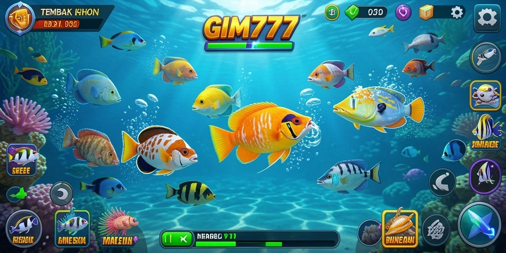 Tampilan gameplay GIM777 yang menarik dan penuh warna.