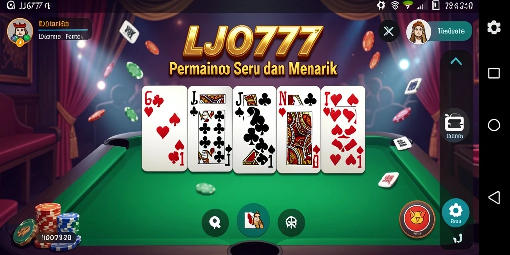 Menampilkan gameplay menarik dari LJO777 yang seru.