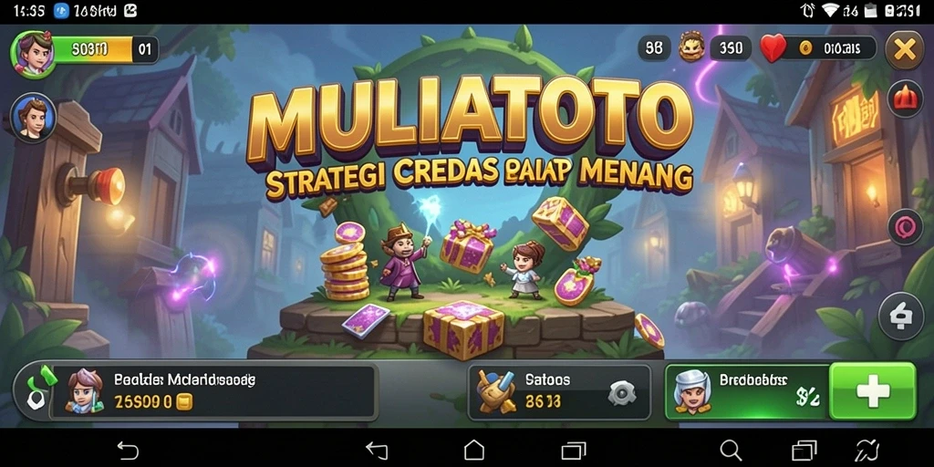 Screenshot gameplay MULIATOTO menunjukkan momen strategis yang mendebarkan.